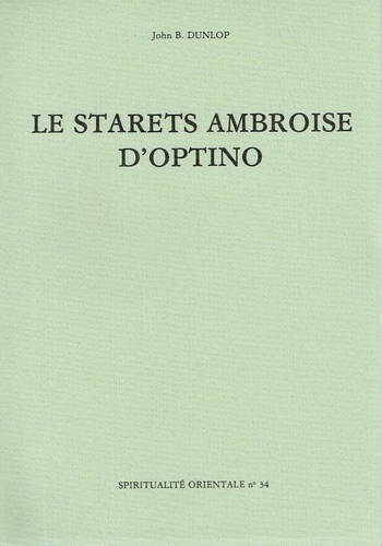 Le Starets Ambroise d'Optino