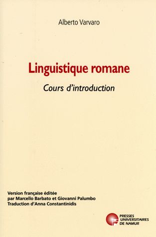 Linguistique romane. Cours d'introduction