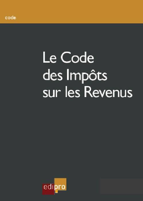 Le code des impôts sur les revenus 2017
