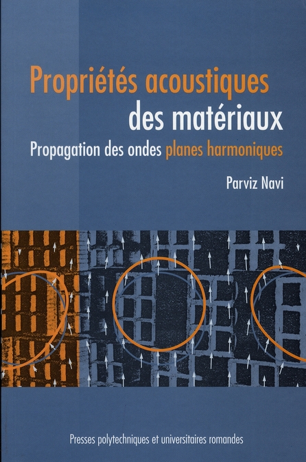 Propriétés acoustiques des matériaux. Propagation des ondes planes harmoniques