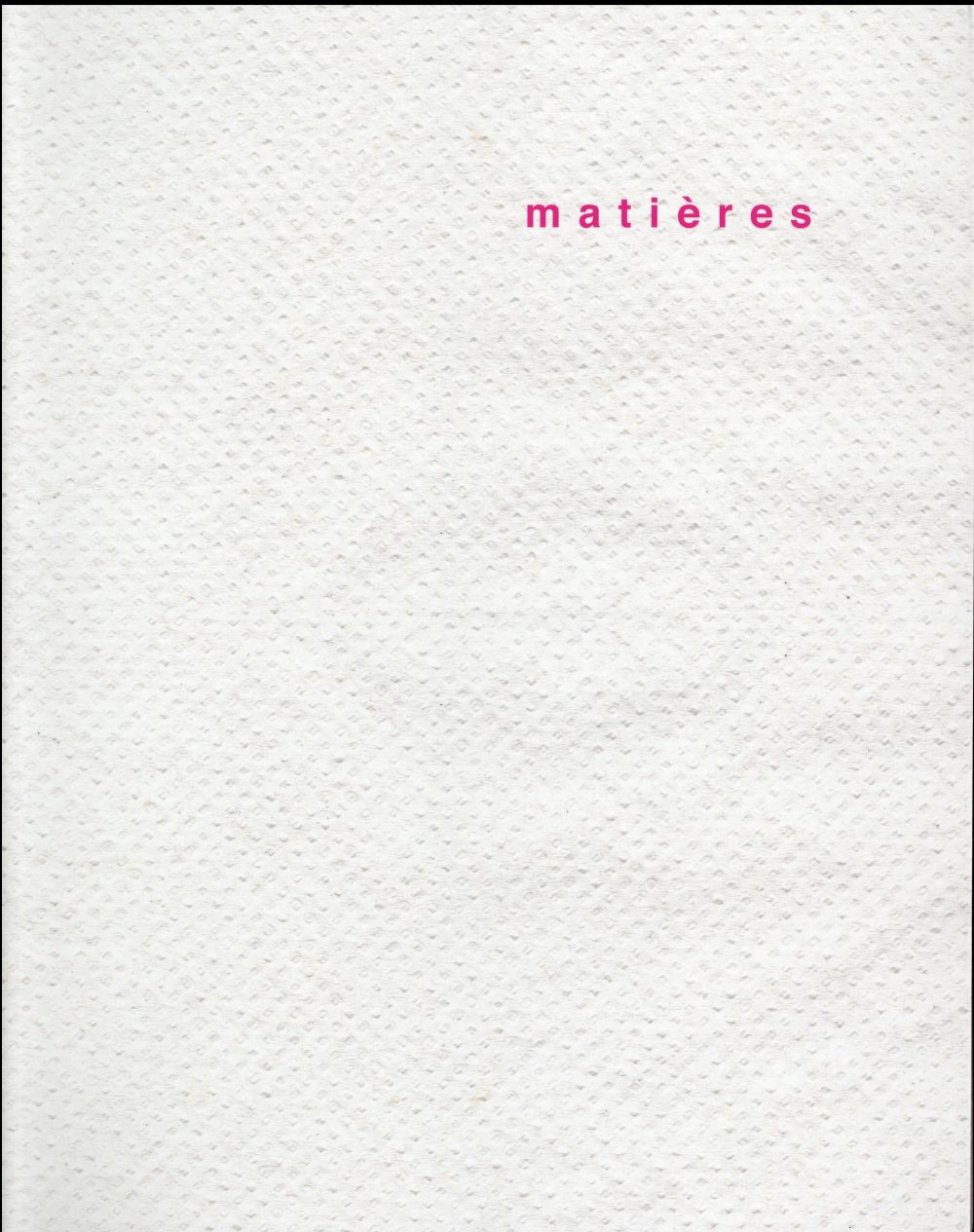 Matières N° 12/2015