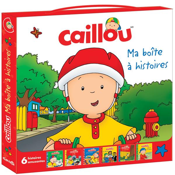 Caillou, ma boîte à histoires. Coffret en 6 volumes : Caillou promène son chien ; Caillou à vélo ; C