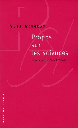 Propos sur les sciences