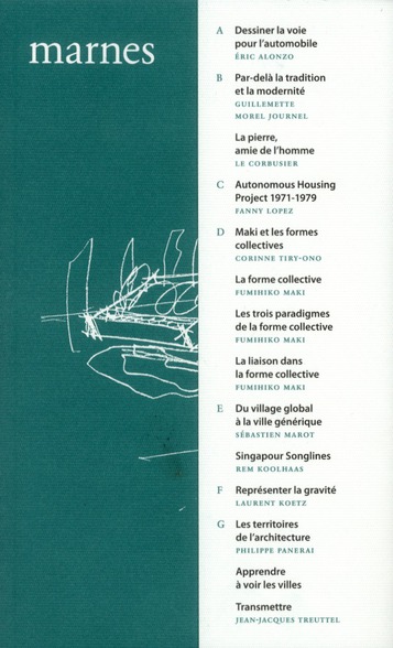 Marnes, documents d'architecture. Volume 2