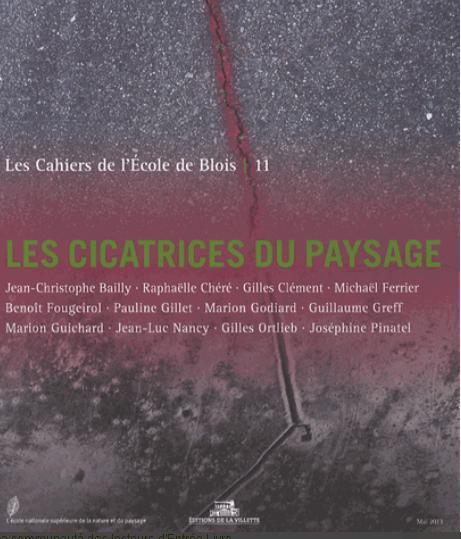 Les cahiers de l'Ecole de Blois N° 11, mai 2013 : Les cicatrices du paysage