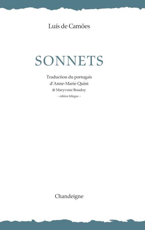 Sonnets. Edition bilingue français-portugais