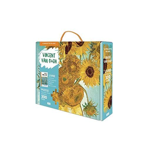 LA MALETTE DE L'ART - VINCENT VAN GOGH, VASE AVEC DOUZE TOURNESOLS - LIVRE SUR LA VIE ET LES OEUVRES