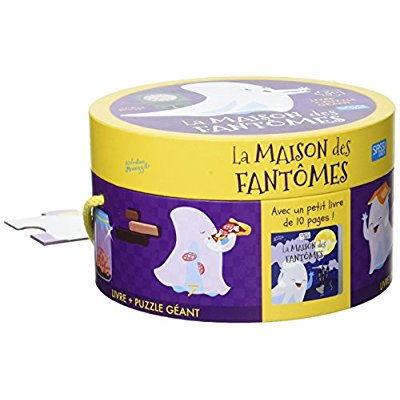 La maison des fantômes. 1 puzzle géant 1 livre
