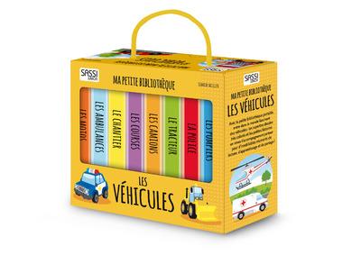 Ma petite bibliothèque les véhicules. Coffret en 8 volumes : Les motos ; Les ambulances ; Les pompie