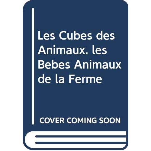 Les bébés animaux de la ferme. 5 cubes empilables avec 5 formes