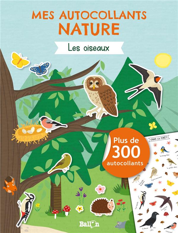 Mes autollants nature les oiseaux. Plus de 300 autocollants