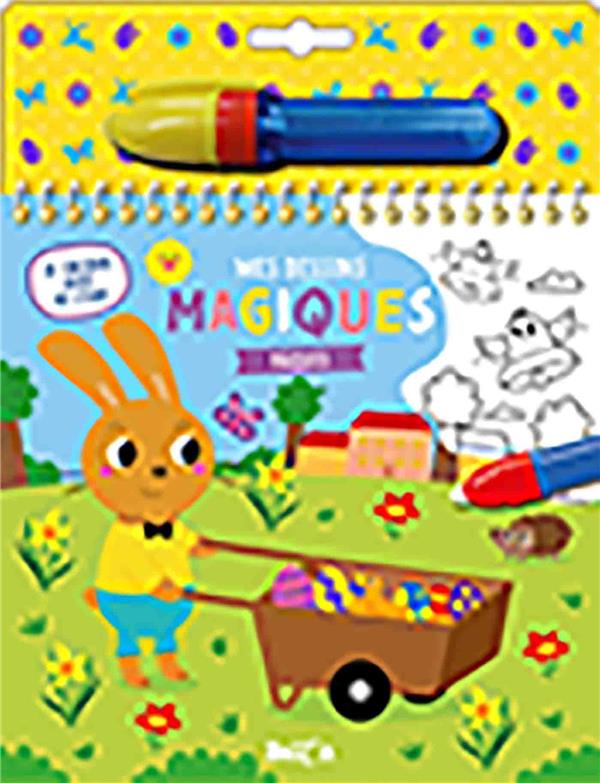 Pâques. Avec un feutre d'eau