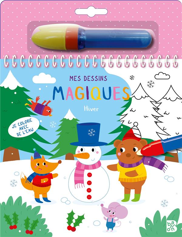 Hiver. Avec un feutre d'eau