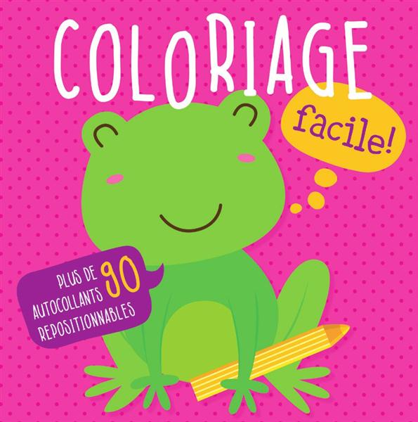 Coloriage facile. Vert chat