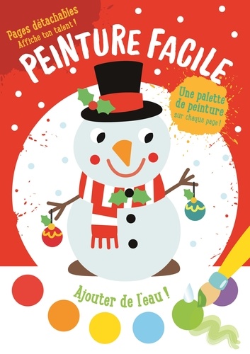 Bonhomme de neige. Avec 1 pinceau