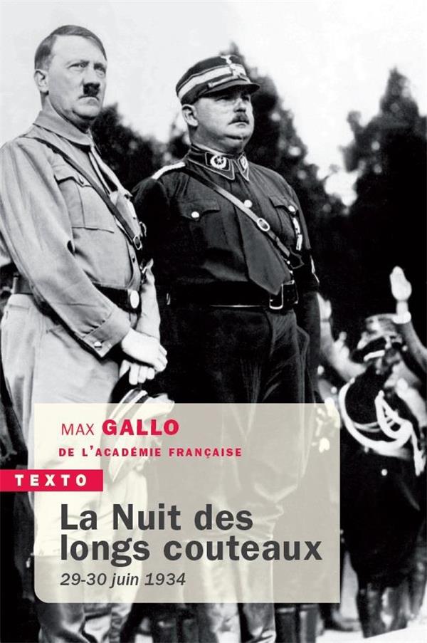 La nuit des longs couteaux. 29-30 juin 1934