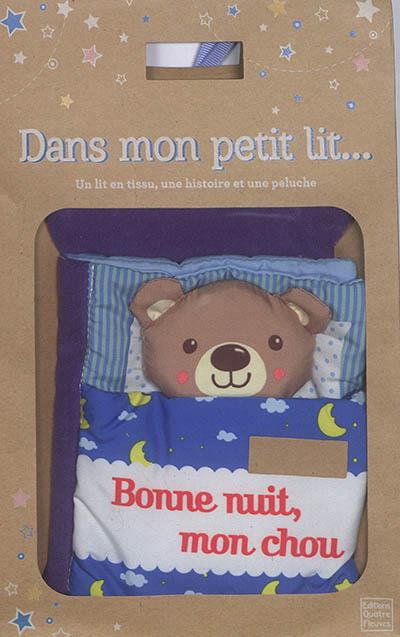 Bonne nuit, mon chou. Un lit en tissu, une histoire et une peluche