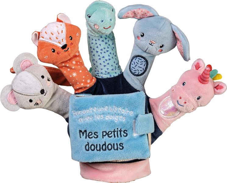 Mes petits doudous. Le livre-gant