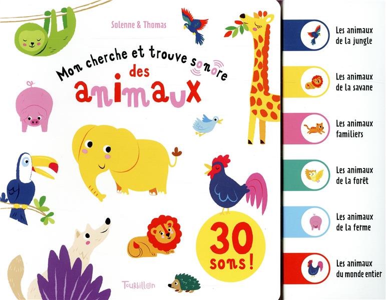 Mon cherche et trouve sonore des animaux