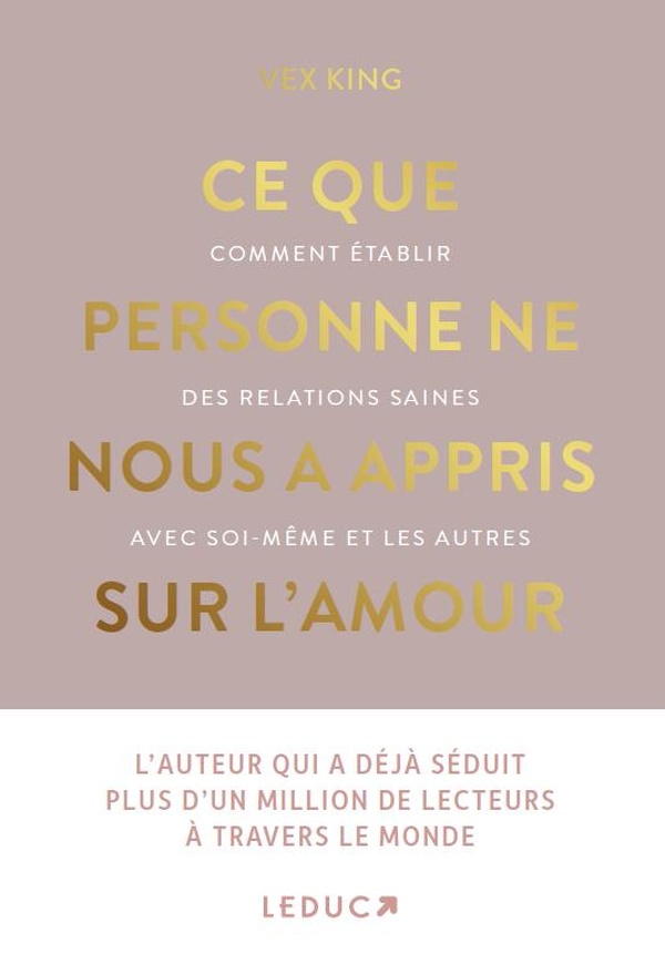 Ce que personne ne nous a appris sur l'amour. Comment établir des relations saines avec soi-même et