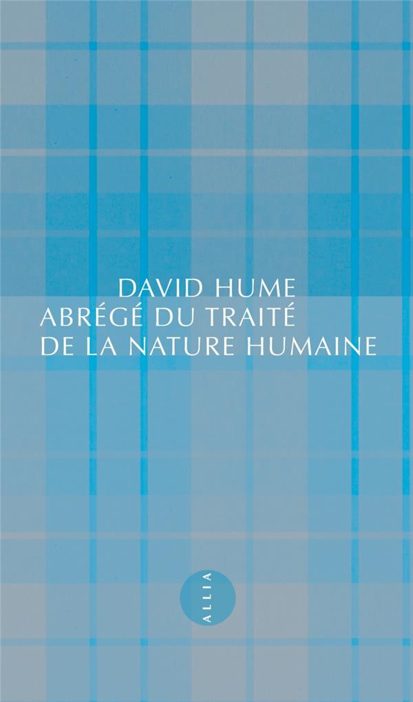 Abrégé du traité de la nature humaine