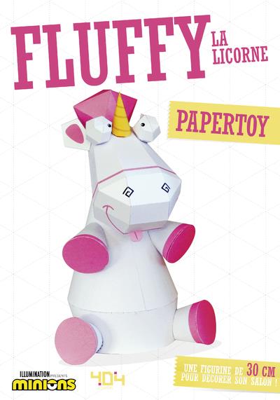 Papertoy Moi, moche et méchant Fluffy la licorne