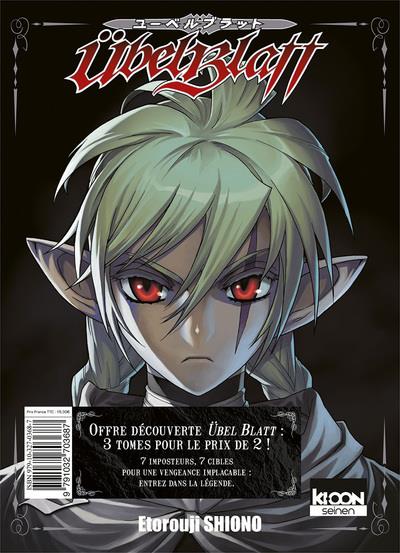 Ubel Blatt Tomes 0 à 2 : Pack en 3 volumes. Avec le Tome 0 offert