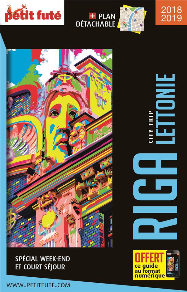 Riga. Lettonie, Edition 2018-2019, avec 1 Plan détachable