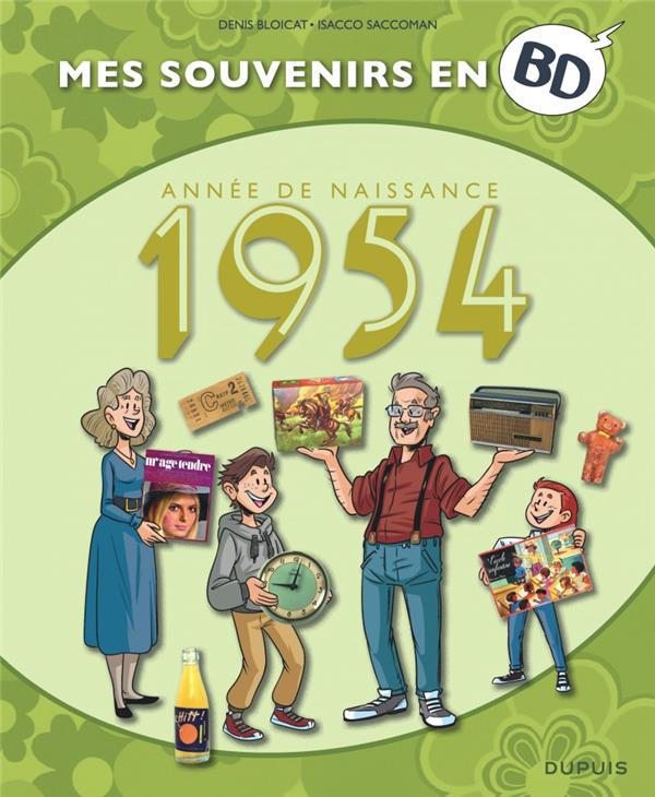 Mes souvenirs en BD : Année de naissance 1954