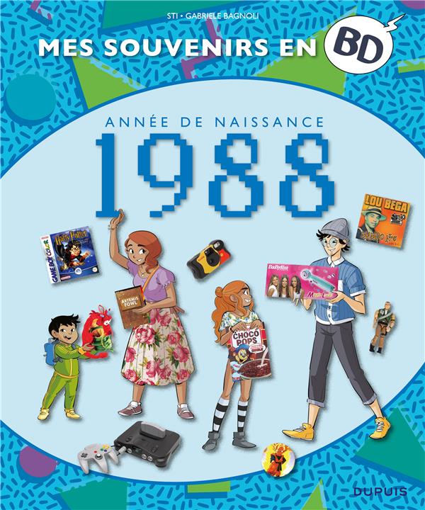 Mes souvenirs en BD : Année de naissance 1988
