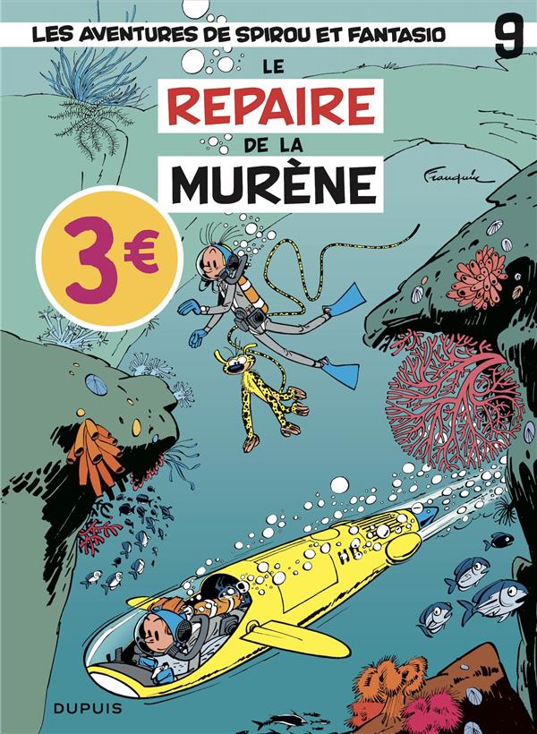 Spirou et Fantasio Tome 9 : Le Repaire de la murène. Opé l'été BD 2022