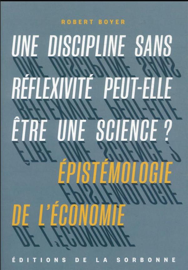 UNE DISCIPLINE SANS REFLEXIVITE