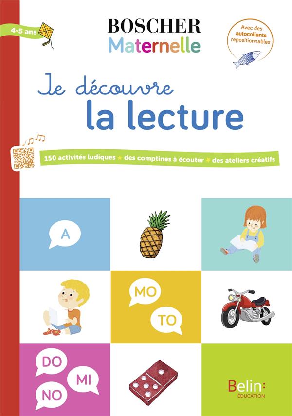 Je découvre la lecture. Avec des autocollants repositionnables