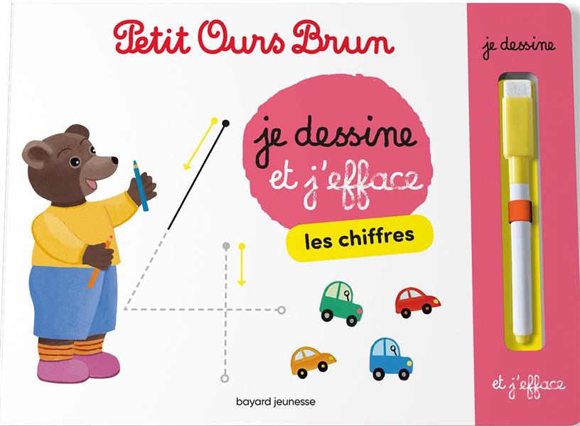 Je dessine et j'efface les chiffres. Avec un feutre effaçable