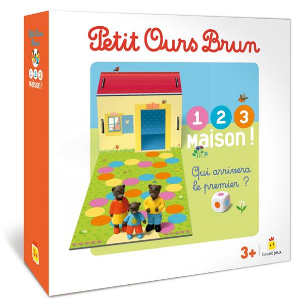 JEU PETIT OURS BRUN - 1,2,3, MAISON !