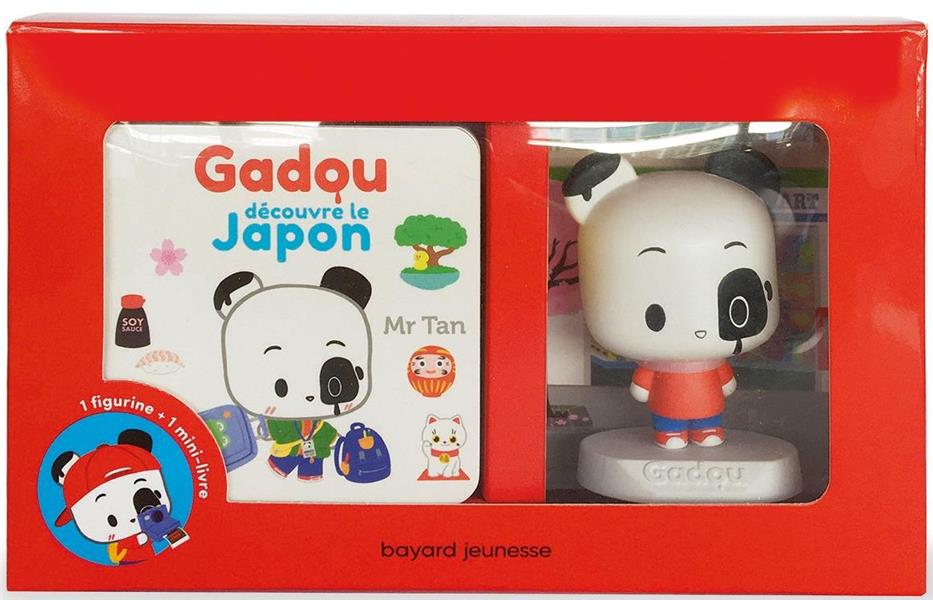 Gadou découvre le Japon. Coffret livre figurine
