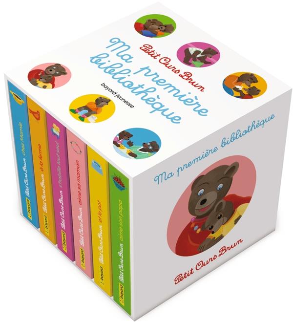 Ma première bibliothèque Petit Ours Brun. Coffret en 6 volumes : Petit Ours Brun chez Mamie ; Petit