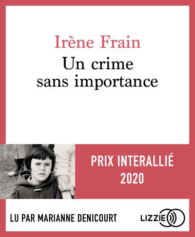 Un crime sans importance. 1 CD audio MP3