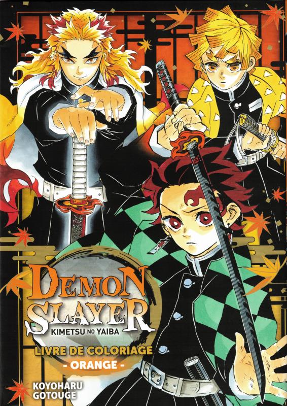 Demon Slayer : Livre de coloriage N°3 : Orange