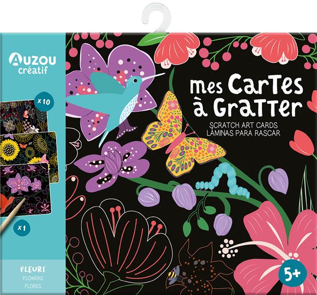 MES CARTES A GRATTER - FLEURS NED