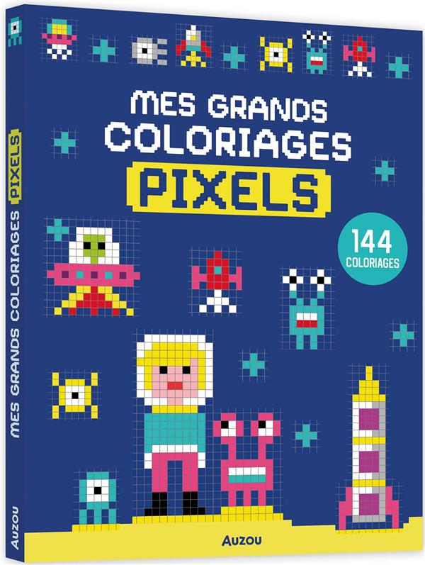 Mes grands coloriages pixels