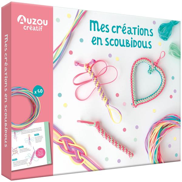 MES CREATIONS EN SCOUBIDOUS - COFFRET ARTISTE