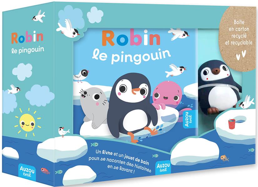 Robin le pingouin. Avec 1 jouet pour le bain