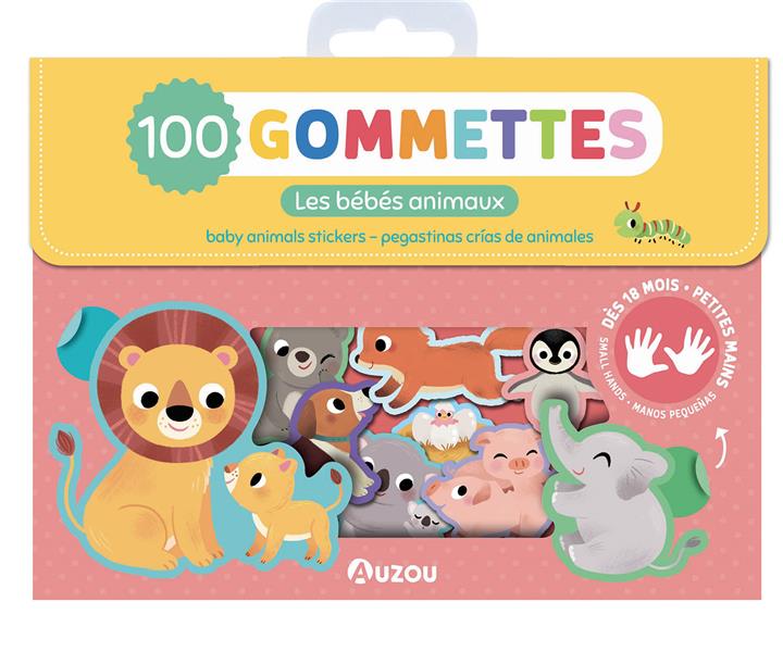 Les bébés animaux. 100 gommettes