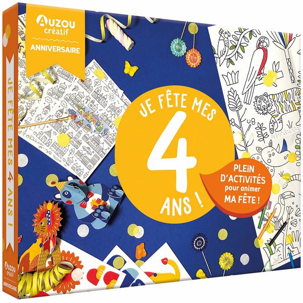 MON COFFRET D'ARTISTE - MON COFFRET D'ANNIVERSAIRE - JE FETE MES 4 ANS !