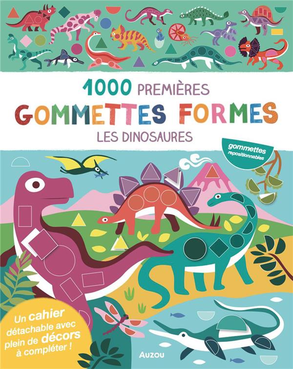 1000 premières gommettes formes Les dinosaures