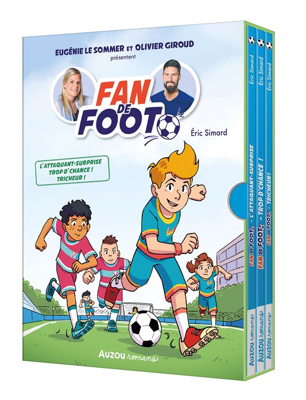 Fan de foot : Tricheur ! ; Trop d'chance ! ; L'attaquant-surprise. Coffret en 3 volumes