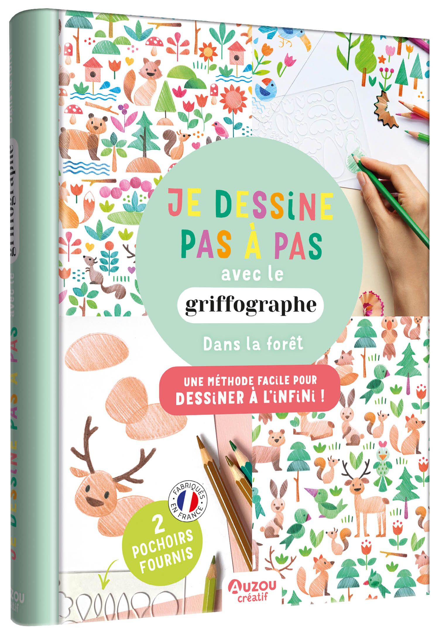 Je dessine pas à pas avec le griffographe. Dans la forêt