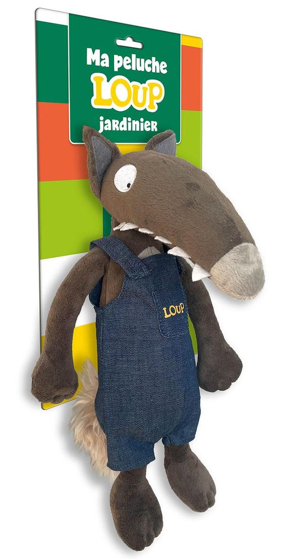 MA PELUCHE LOUP JARDINIER - JOUET
