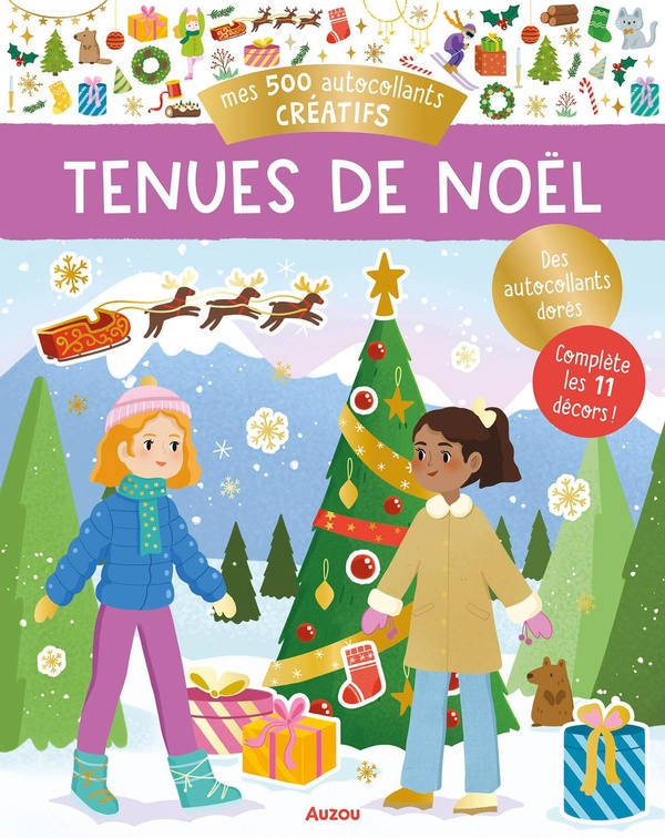Mes 500 autocollants créatifs Tenues de Noël